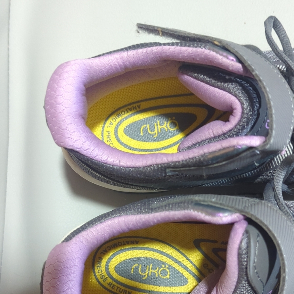 Ryka Gray and Pink Athletic Shoes with Breathable Mesh - Picture 2 of 5